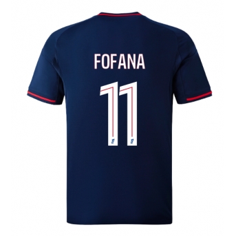 Billige Fotballdrakt Olympique Lyonnais Malick Fofana #11 Replika Bortedrakt 2025-26 Kortermet